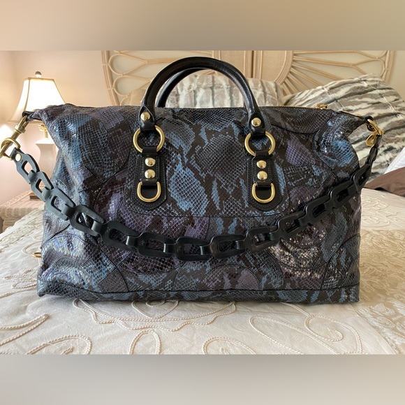 Coach RARE Vintage Exotic Python Satchel Limited Edition - Picture 3 of 17